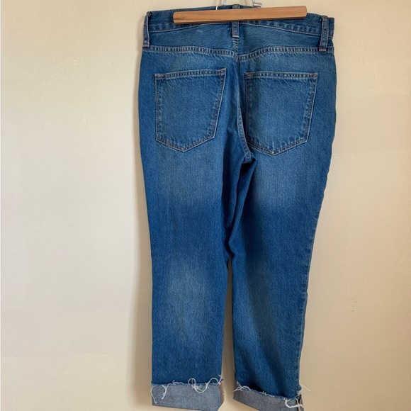 J. Crew Factory Premium Edition high-rise straight jean cabana blue wash 26P - Picture 6 of 10